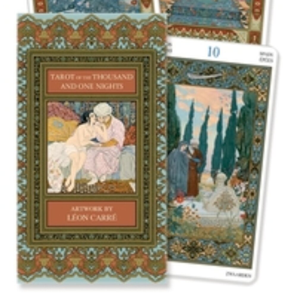 Tarot of the Thousand and One Nights, beginner deck cards and guidebook, gift